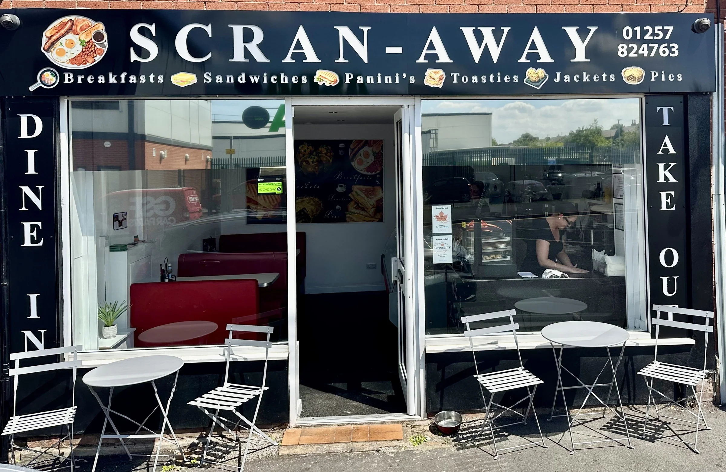 Scran Away Cafe exterior